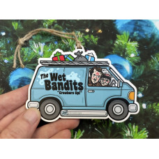 Wet Bandits Home Alone Christmas Ornament - Hand Drawn Wood Ornament Wet Bandits Home Alone Christmas Ornament - Hand Drawn Wood Ornament