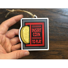 Arcade Coin Slot Christmas Ornament Arcade Coin Slot Christmas Ornament