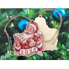 Egg Shortage Santa Claus - Christmas 2025 Ornament Egg Shortage Santa Claus - Christmas 2025 Ornament