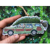 Griswold Family Vacation Car - Christmas Ornament - Hand-Drawn Wood Ornament Griswold Family Vacation Car - Christmas Ornament - Hand-Drawn Wood Ornament