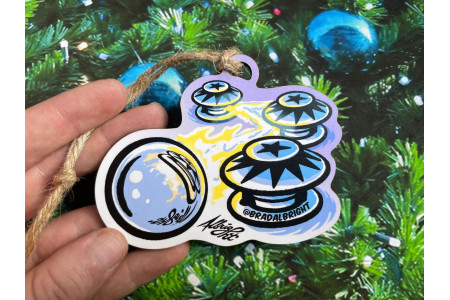 Pinball Pop Bumpers Christmas Ornament Pinball Pop Bumpers Christmas Ornament