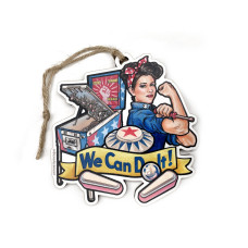 Rosie The Pinball Riveter • Christmas Ornament Rosie The Pinball Riveter • Christmas Ornament
