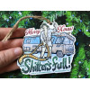 Shitter's Full Cousin Eddie - Christmas Vacation Ornament - Hand Drawn Wood Ornament Shitter's Full Cousin Eddie - Christmas Vacation Ornament - Hand Drawn Wood Ornament