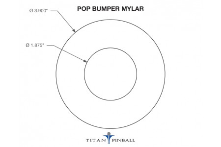Playfield Pop-Bumper Mylar