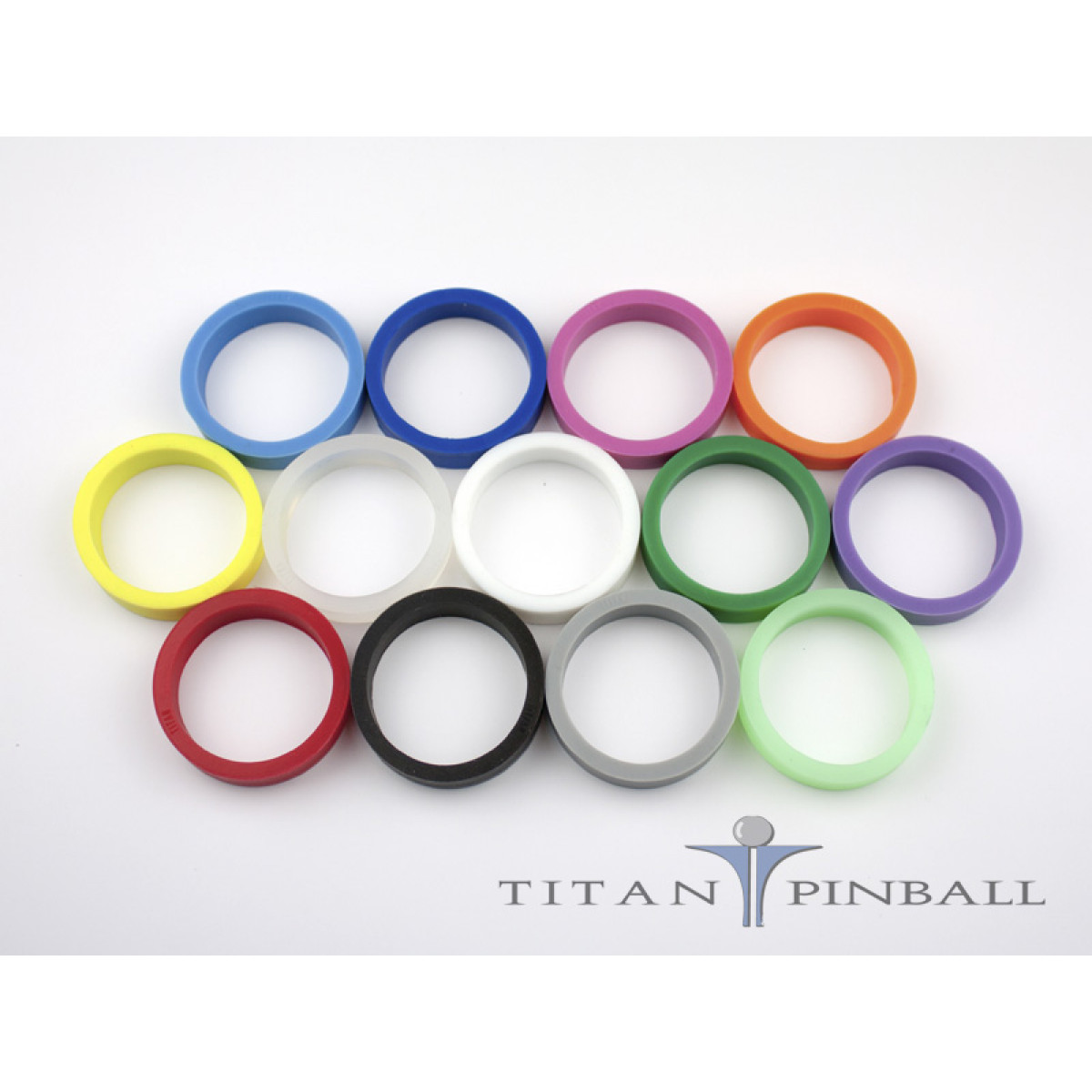 Universal Pinball Machine Rubber Ring Kit Titan Competition Silicone CLEAR 